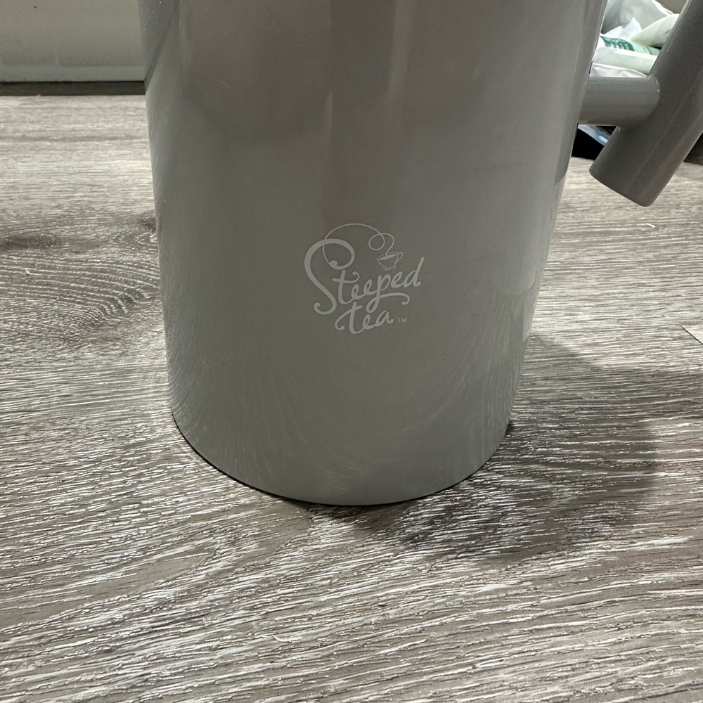 White Ceramic Pitcher - Picture 3 of 4